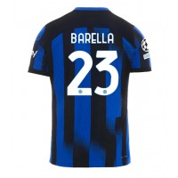 Inter Milan Nicolo Barella #23 Domáci futbalový dres 2023-24 Krátky Rukáv